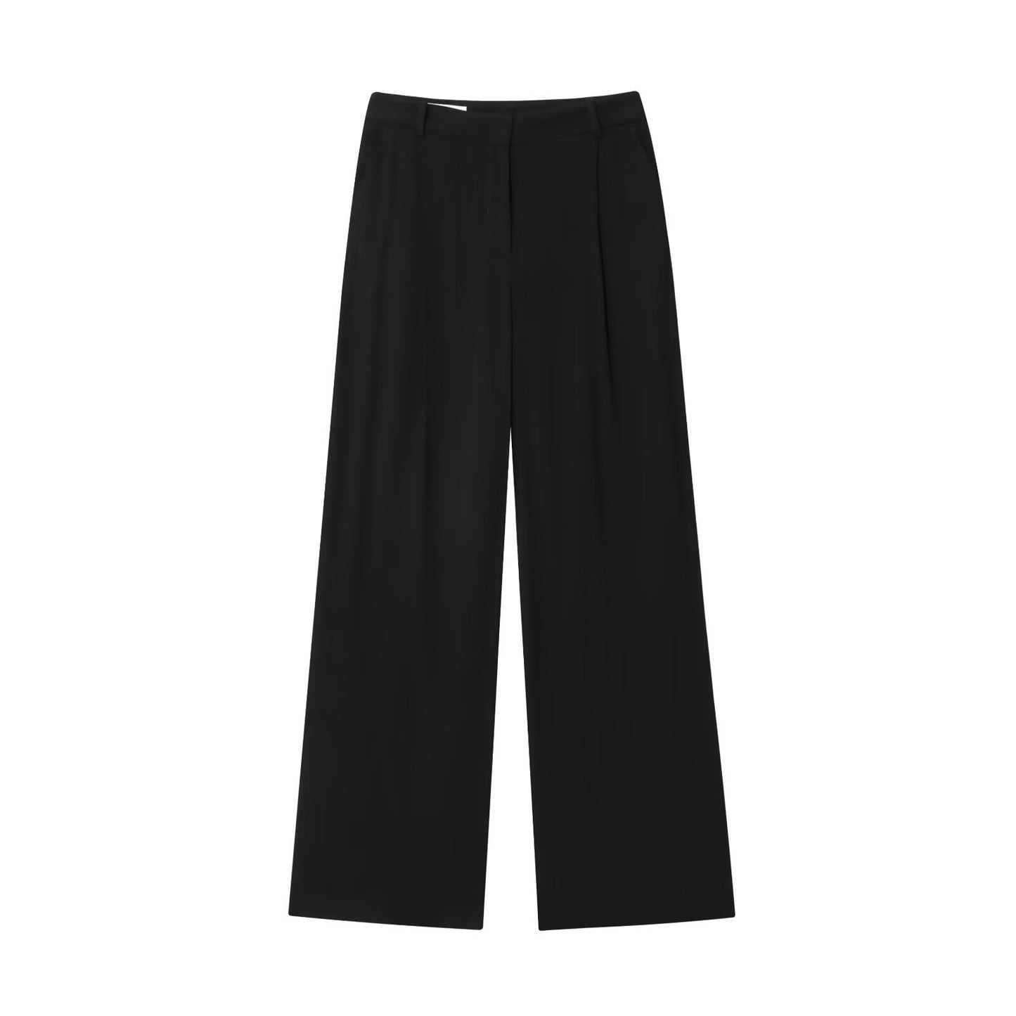 Women's Fashion Double-Breasted Gilded Layer Button Vest + Pleated Loose Pants Set