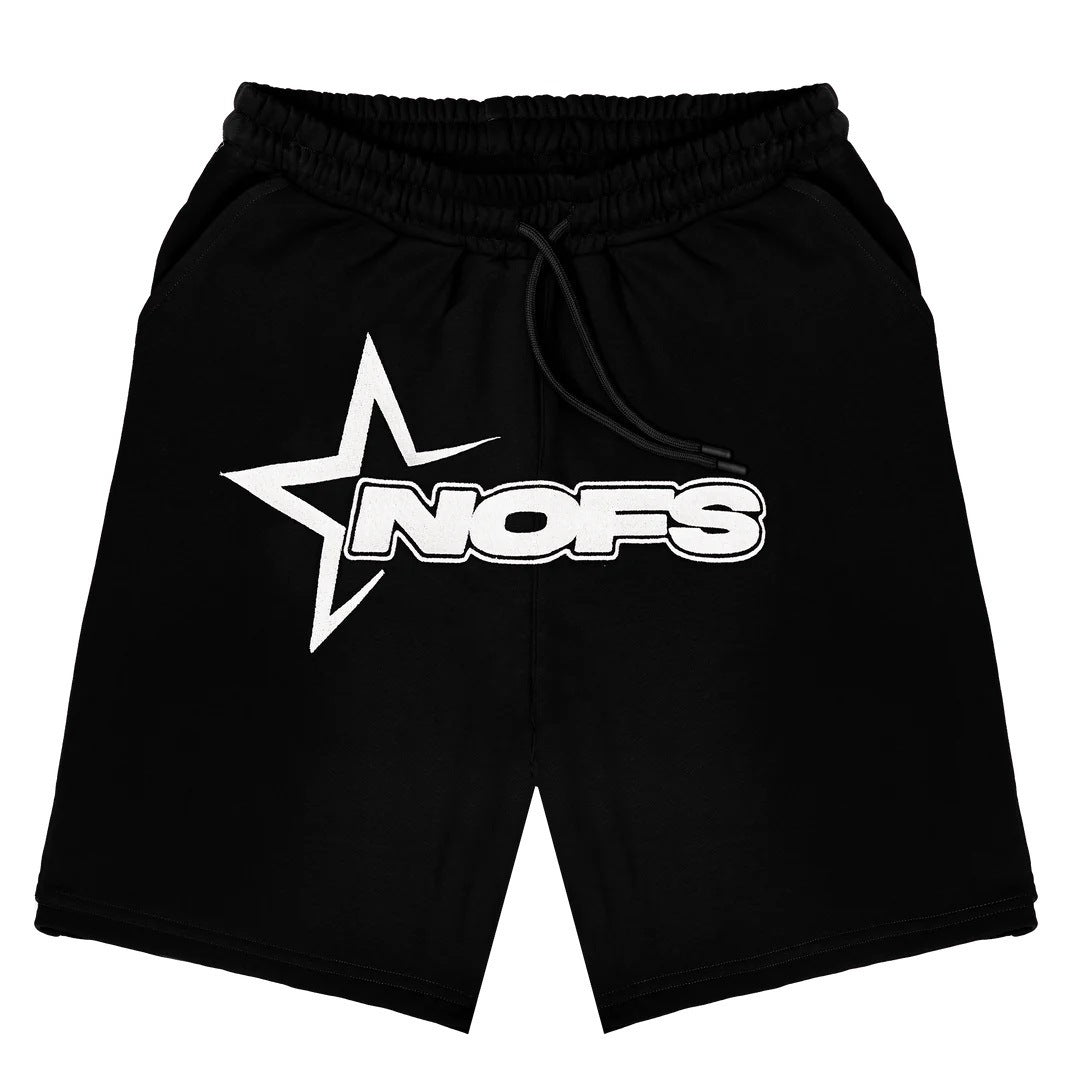 Short Sleeve Top for Men and Women, Street Hip Hop Punk Letter Print T-Shirt and Shorts