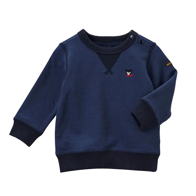 Retro Long-Sleeved Terry Sweater Pullover T-shirt