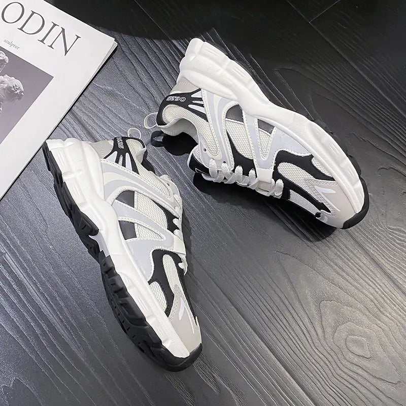 Breathable Dad Sneakers for Women - Thick Sole Style