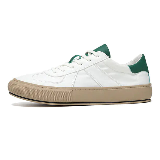 2022 Men's Casual White Leather Vulcanized Sneakers