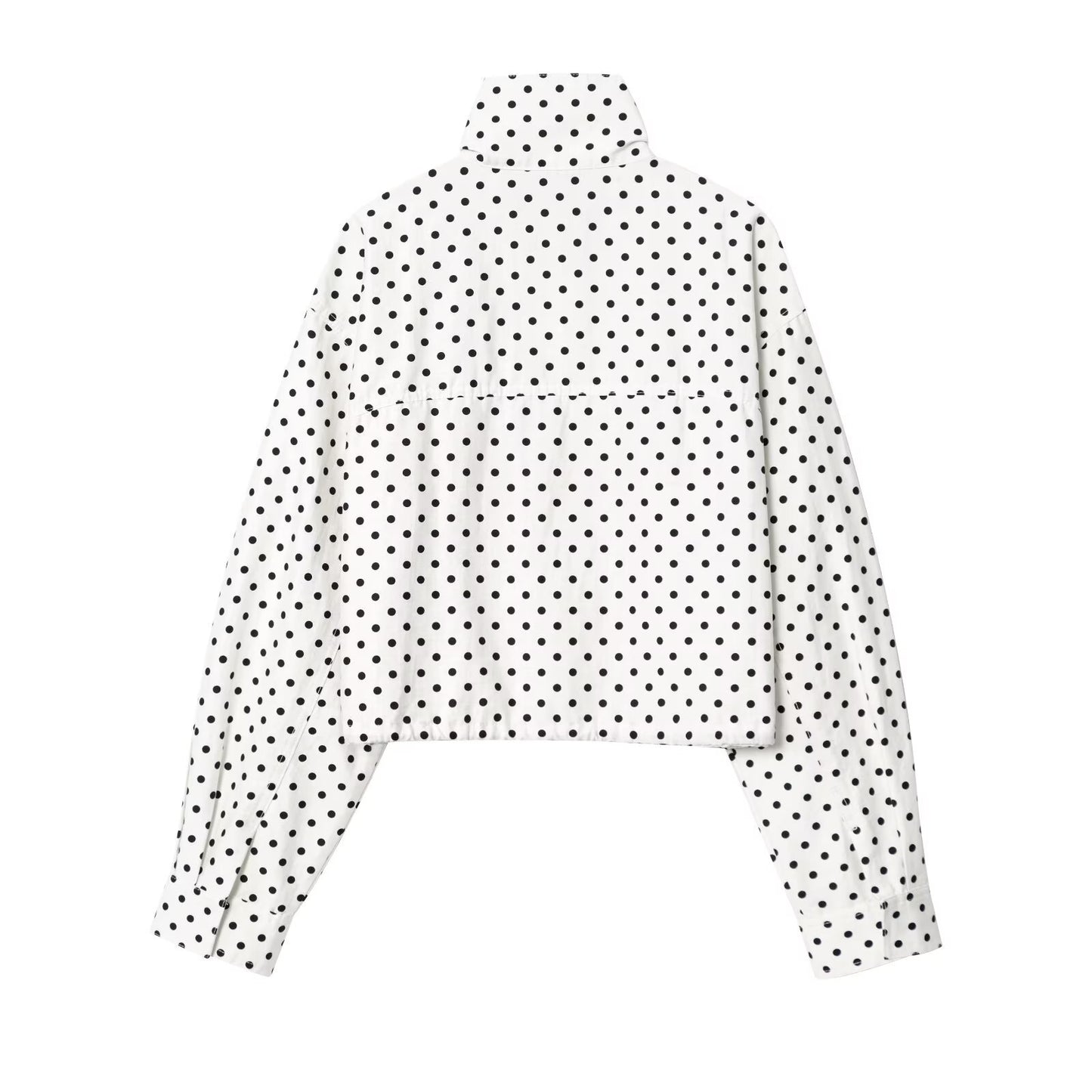 Women's Fashion Polka Dot Bubble Tulle Jacket + Mini Shorts Set