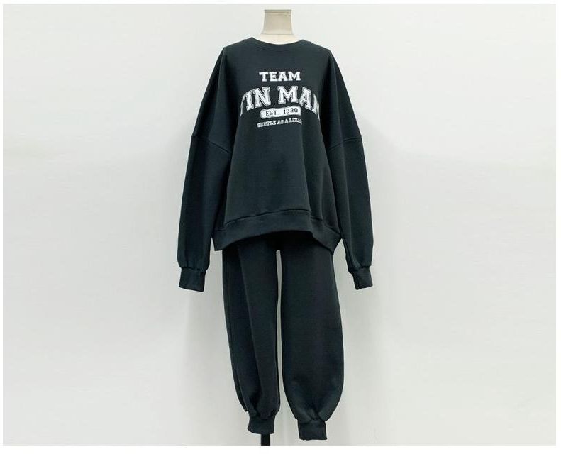 Women's Two-Piece Set Hoodie and Sweatpants Long Sleeve  Women's Printed