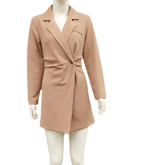 Long Sleeve Lapel Suit for Professional Attire