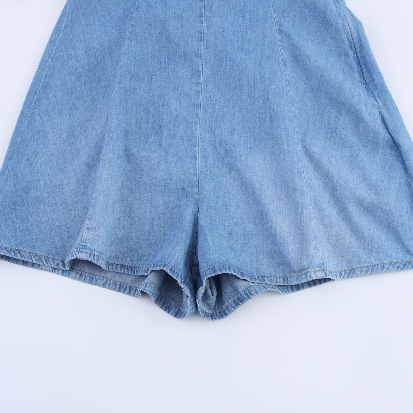 Women's Denim Short Jumpsuit