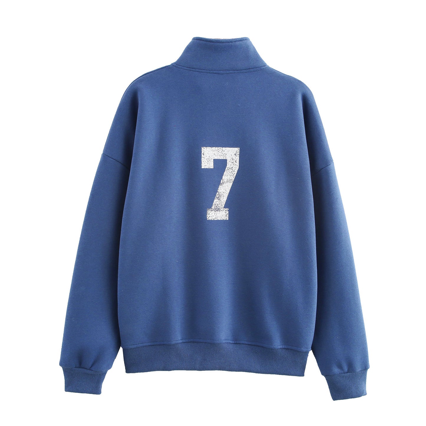 Women's Clothing Water Washed College Style Polo Shirt Hoodie + Sweatpants