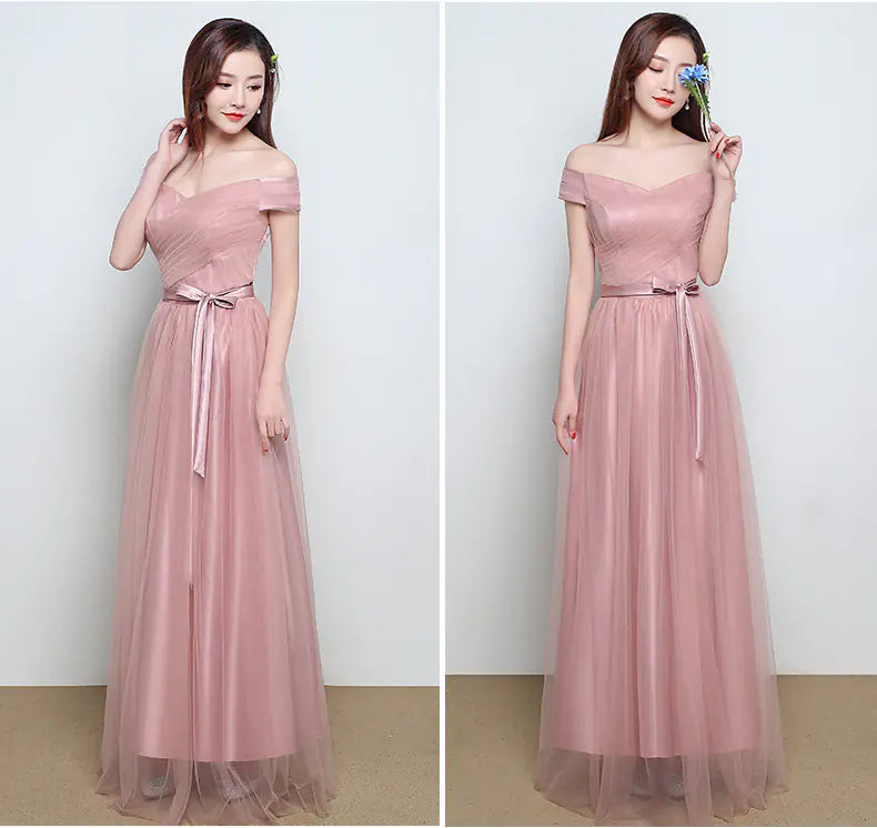 2018 New Style Bridesmaid Dress - Long One-Shoulder