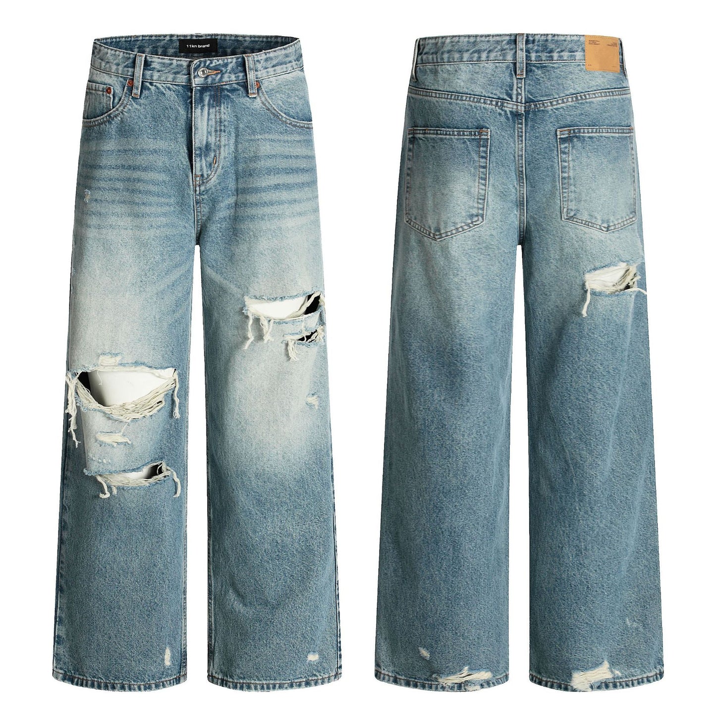 Loose Fit Slim Wide Leg Three-Dimensional Casual Long Pants