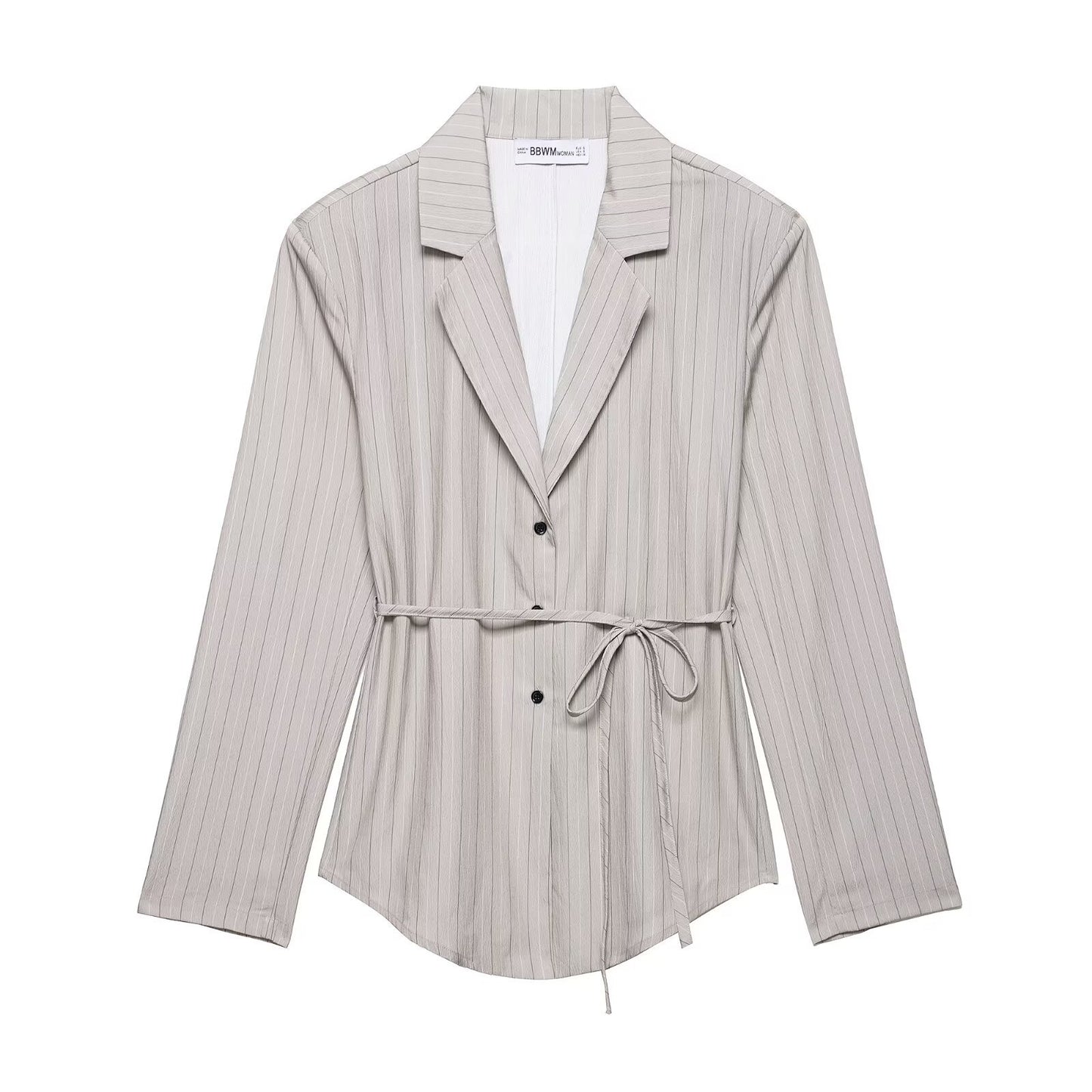 Women's Fine Stripe Blazer + Shorts Set