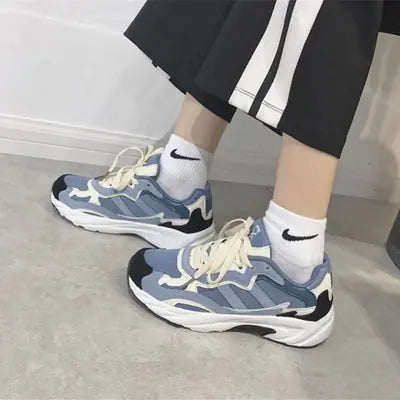 2019 Korean Ulzzang Thick Sole Retro Sneakers