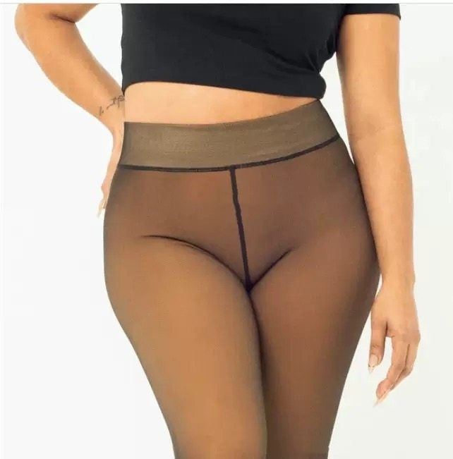 One-line True See-through Leggings