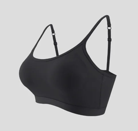 Removable Cotton Chest Yoga Cami Top with Straps