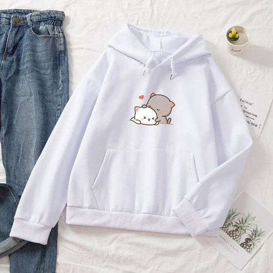 Casual Loose Round Neck Printed Sweater for All