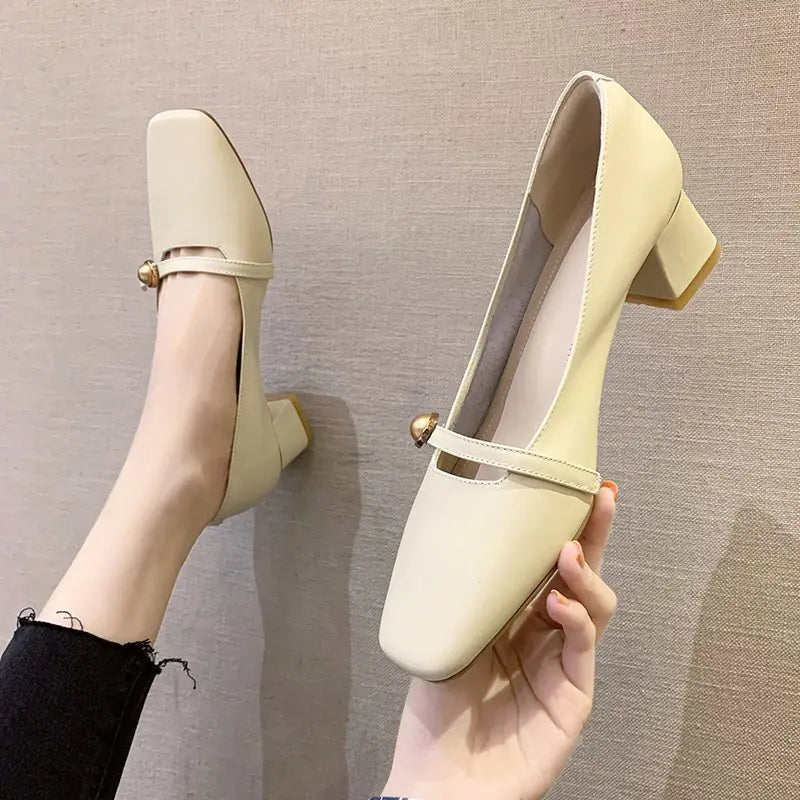 Korean Style Casual Single Buckle Fashion Shoes