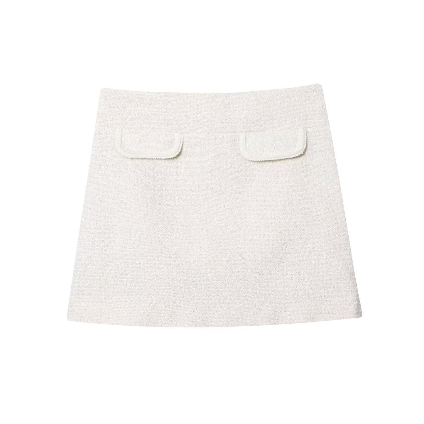 Women's Fashion Fleece Vest + Skirt Set