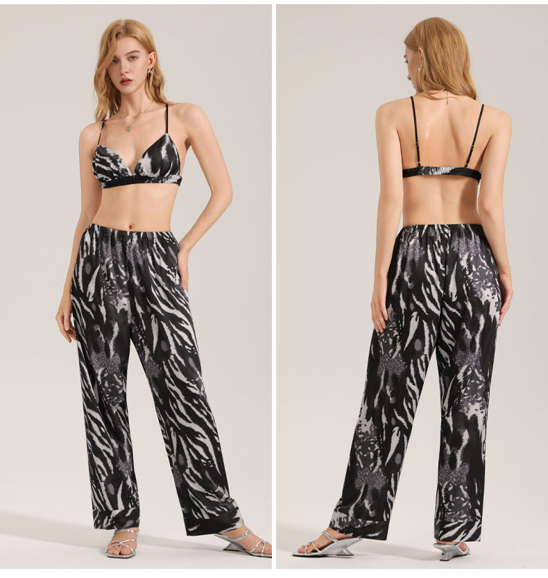 Women  Strap Long Pants Home Wear