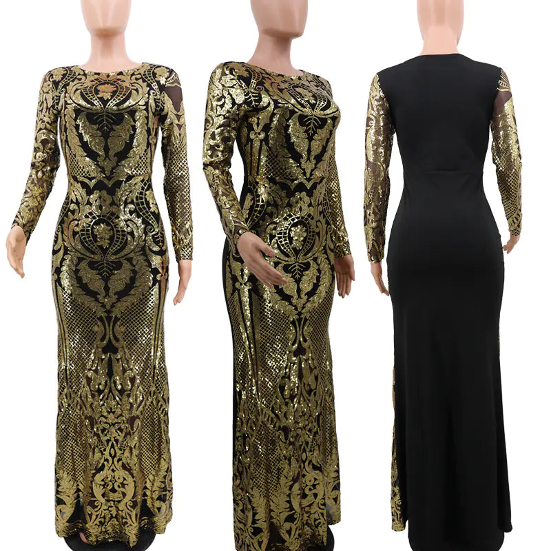 Sequin Party Dress Evening Gown
