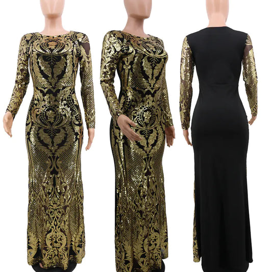 Sequin Party Dress Evening Gown