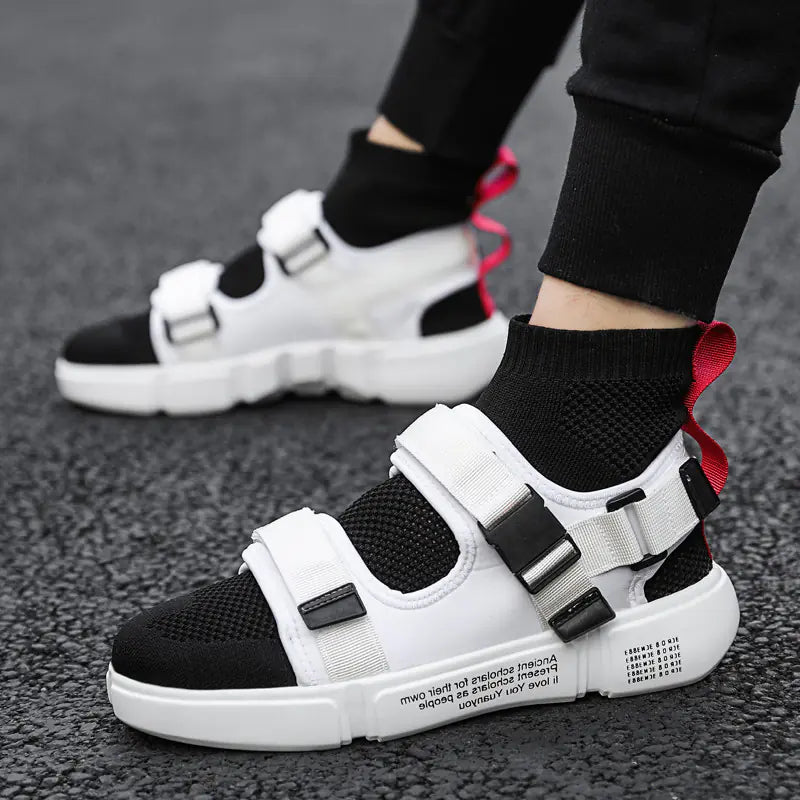 Men's High-Top Canvas Sneakers - Summer Korean Style