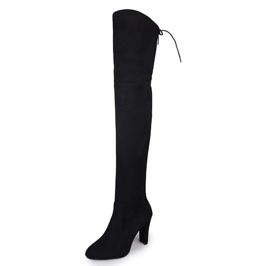 2020 Fashion Pointed Toe High Heel Over Knee Boots