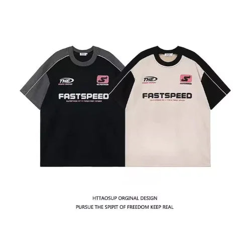 Fast Speed Jersey Short Sleeve Couple's T-Shirt