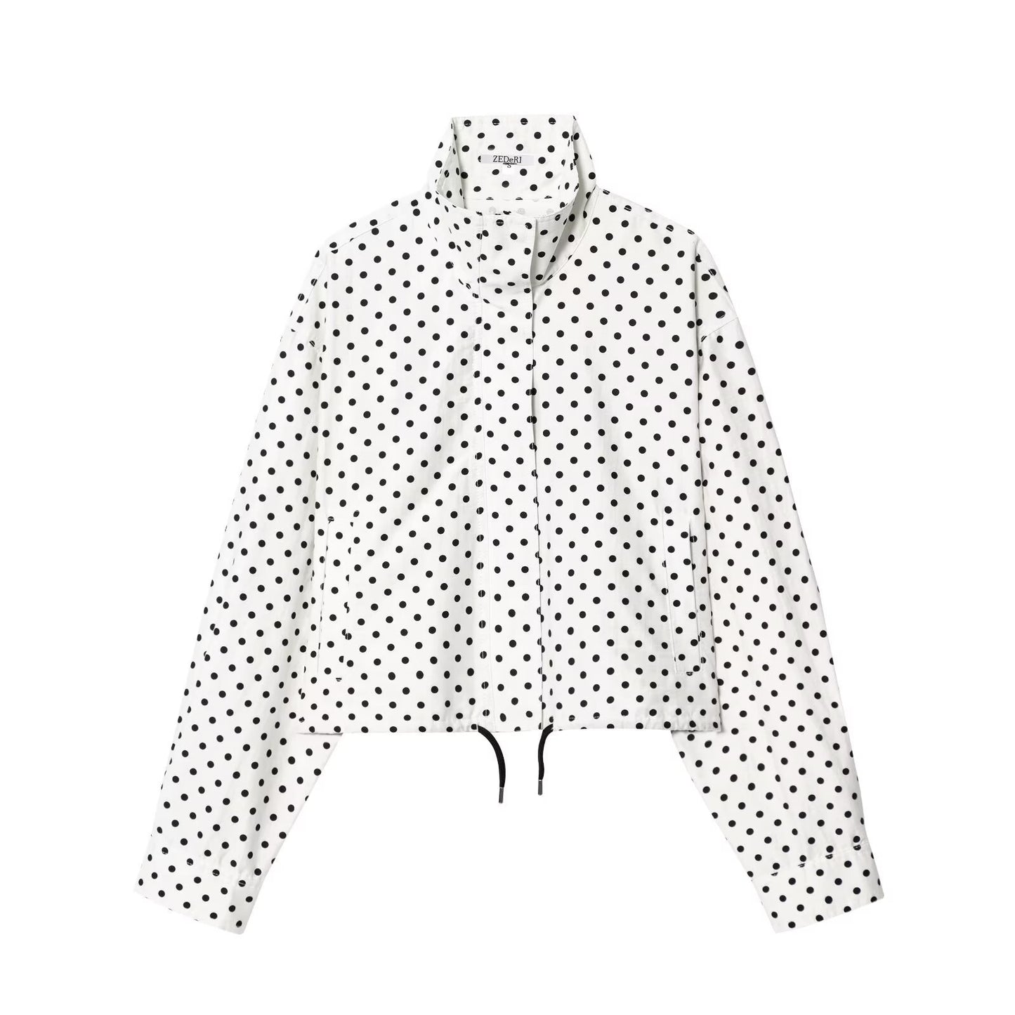 Women's Fashion Polka Dot Bubble Tulle Jacket + Mini Shorts Set