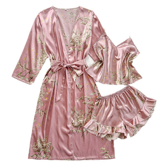 Women's sleepwear printed home suit set