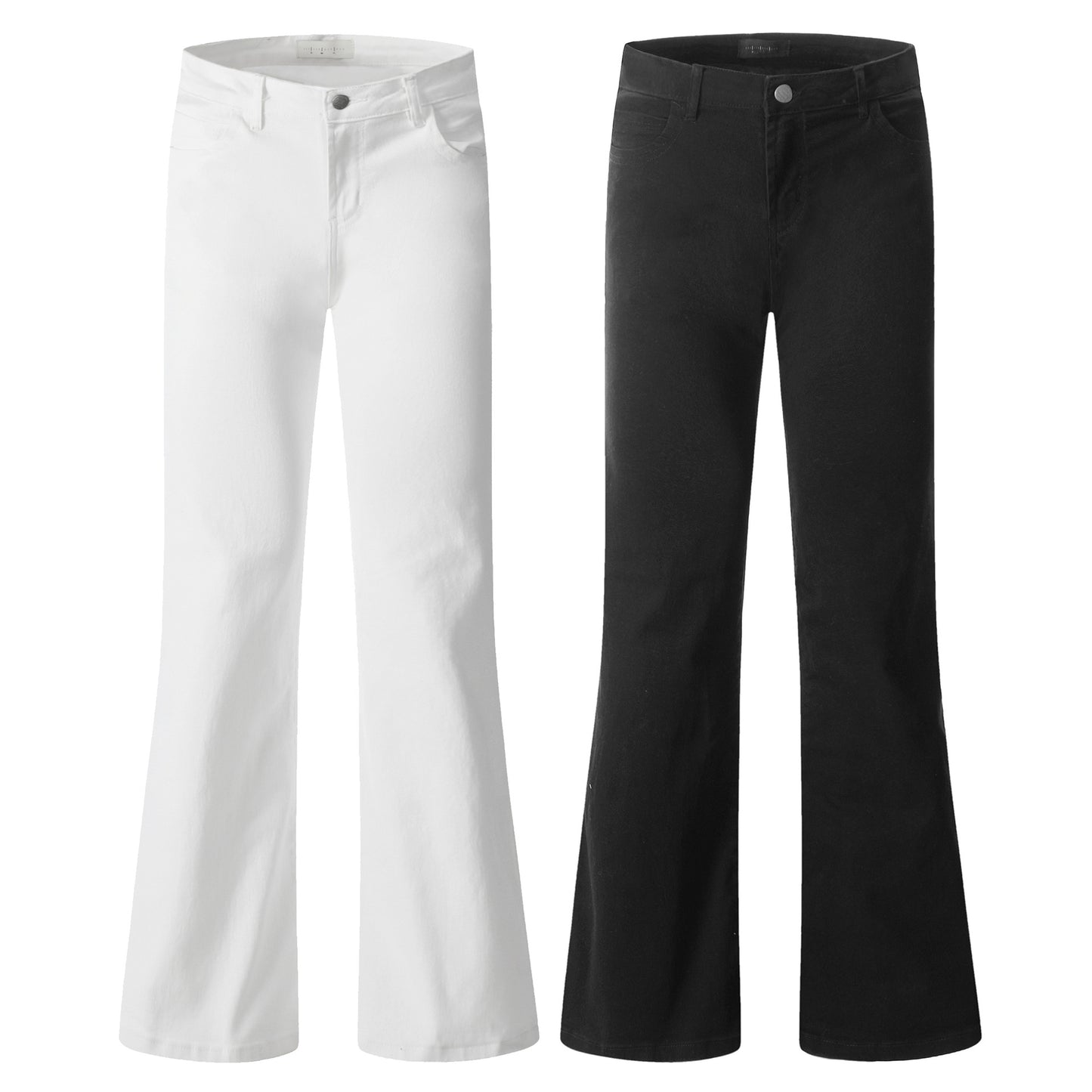 Simple Clean Fit Loose and Slimming Long Trousers