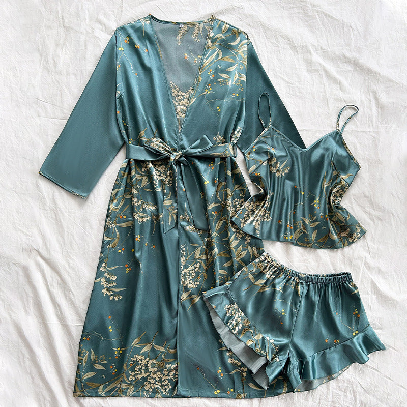 Women's sleepwear printed home suit set
