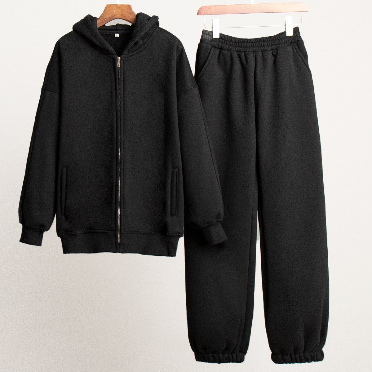 Hoodie Cardigan Set Women Autumn Winter New Arrival Sport Casual Fleece Cardigan Hoodie