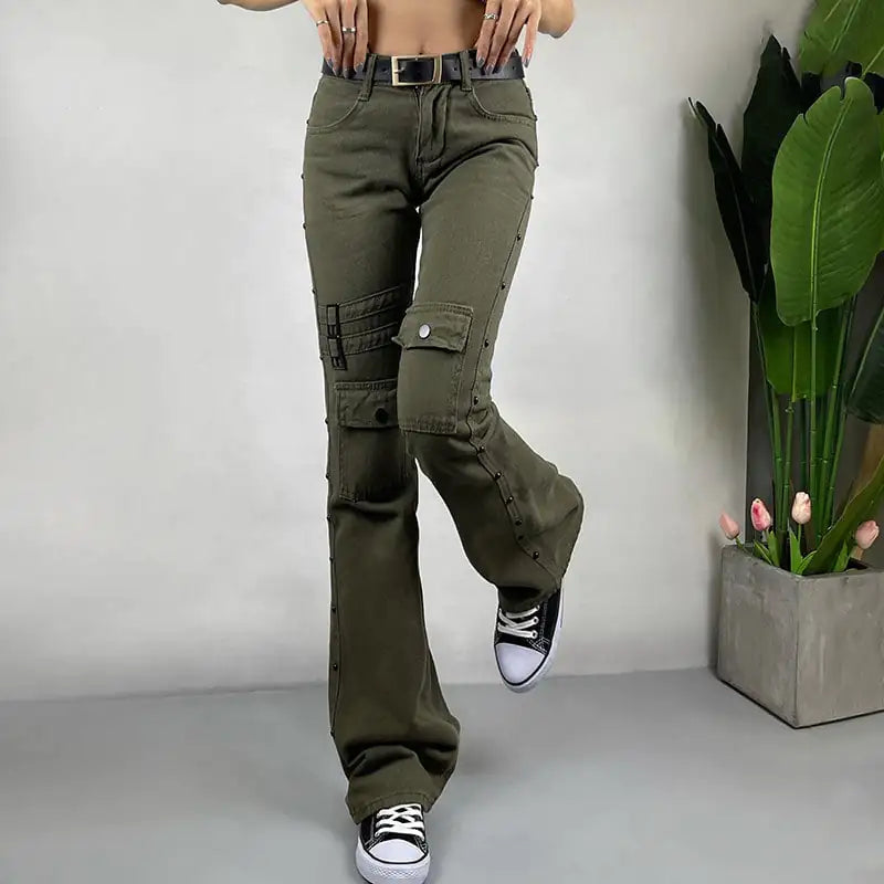 Cargo Straight Pants