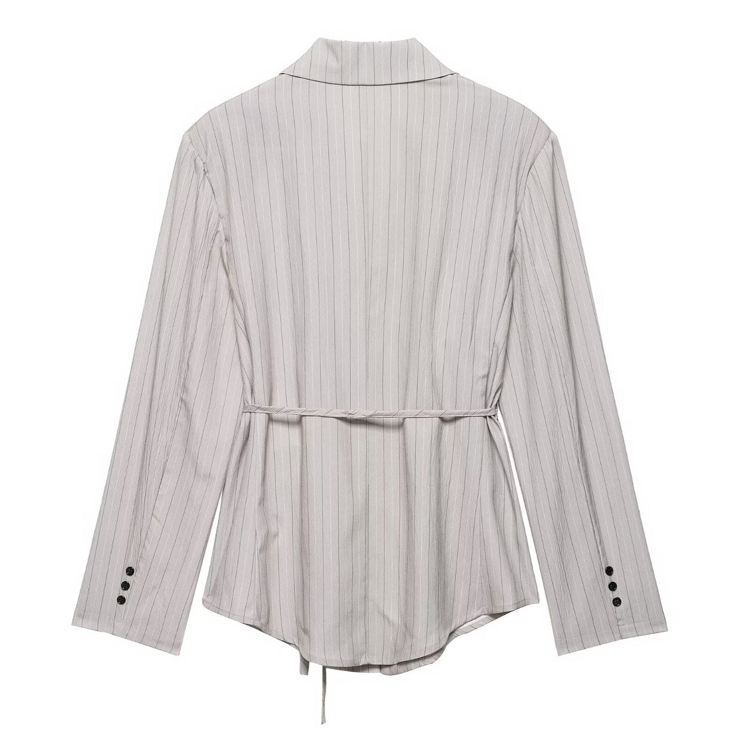 Women's Fine Stripe Blazer + Shorts Set