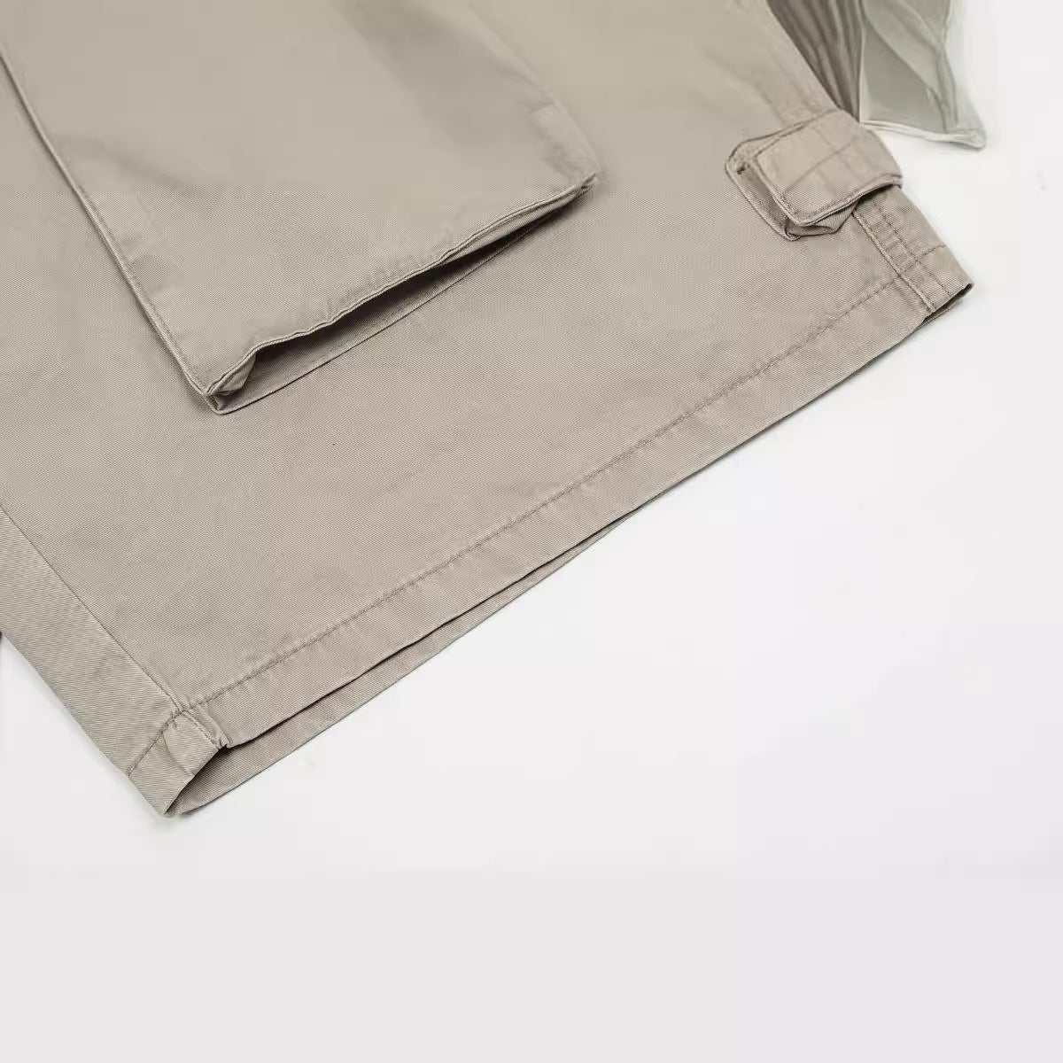 Multi-Pocket Work Shorts Men's Summer Five-Point Casual Pants Retro Style