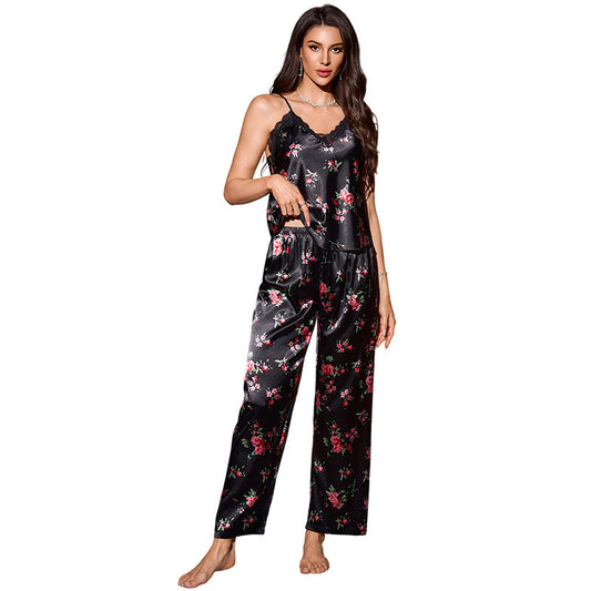 Two piece set of camisole pants