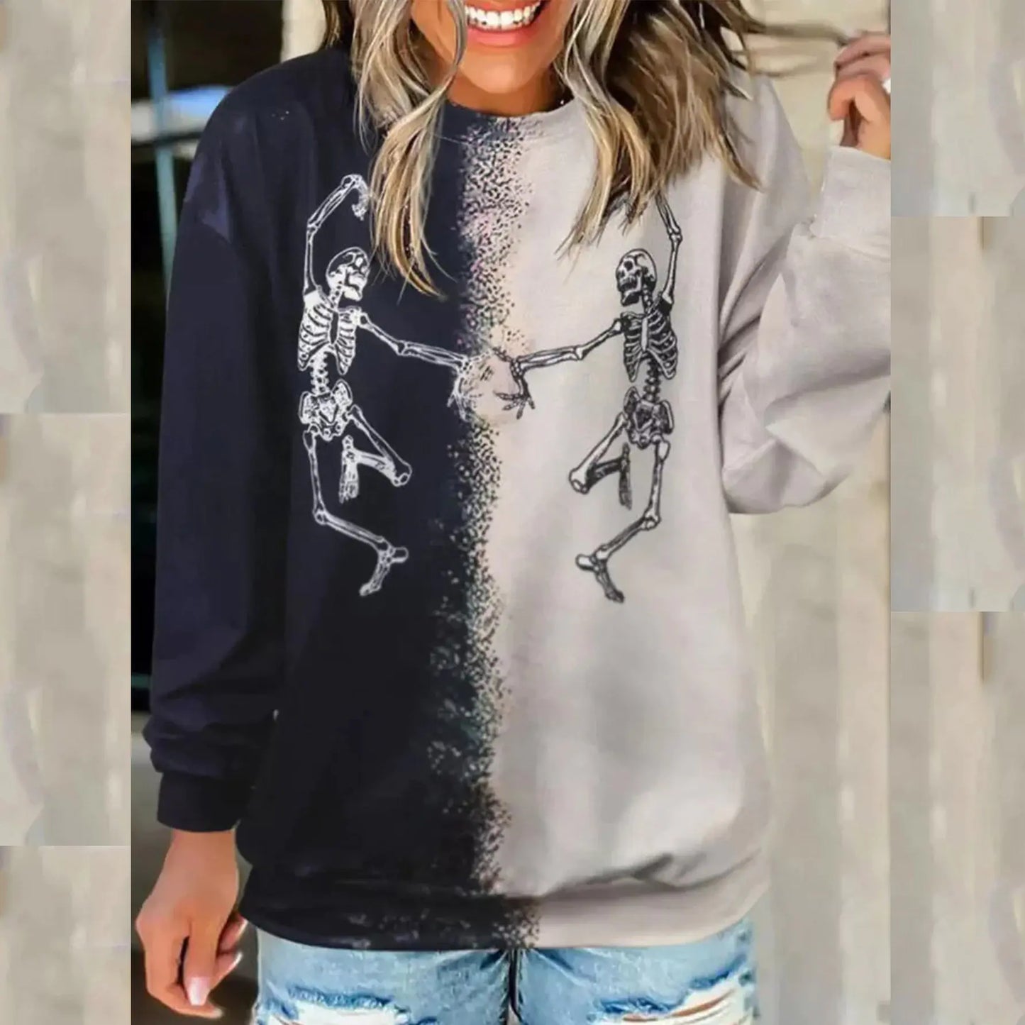 Customizable Printed Sweater with Personalized Text