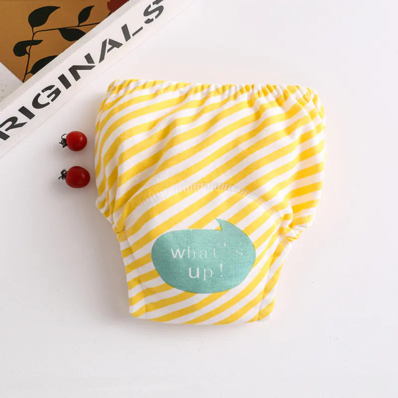 Cotton Pocket Baby Learning Pull-Up Diaper Pants