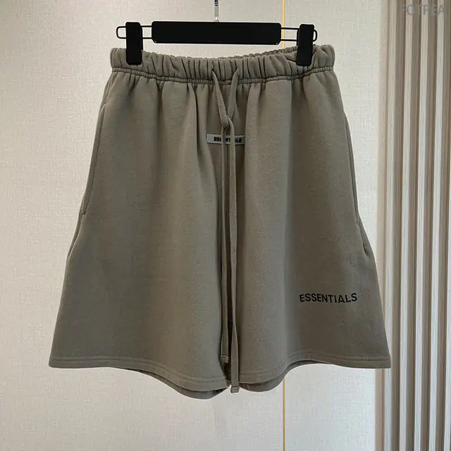 Men's Loose Casual Cropped Drawstring Pants