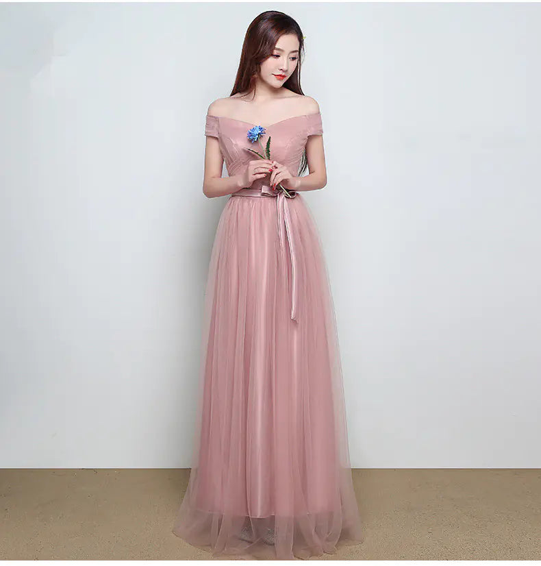 2018 New Style Bridesmaid Dress - Long One-Shoulder