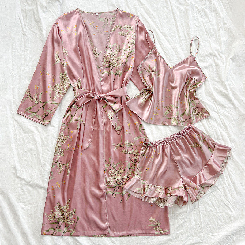 Women's sleepwear printed home suit set