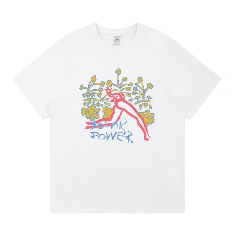 Lorde Solar Power Print Short Sleeve T-Shirt Women's Summer New Loose Cotton Top