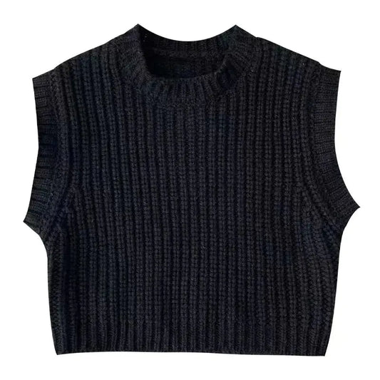 Thick Stripe Wool Vest Pullover Sweater for Kids