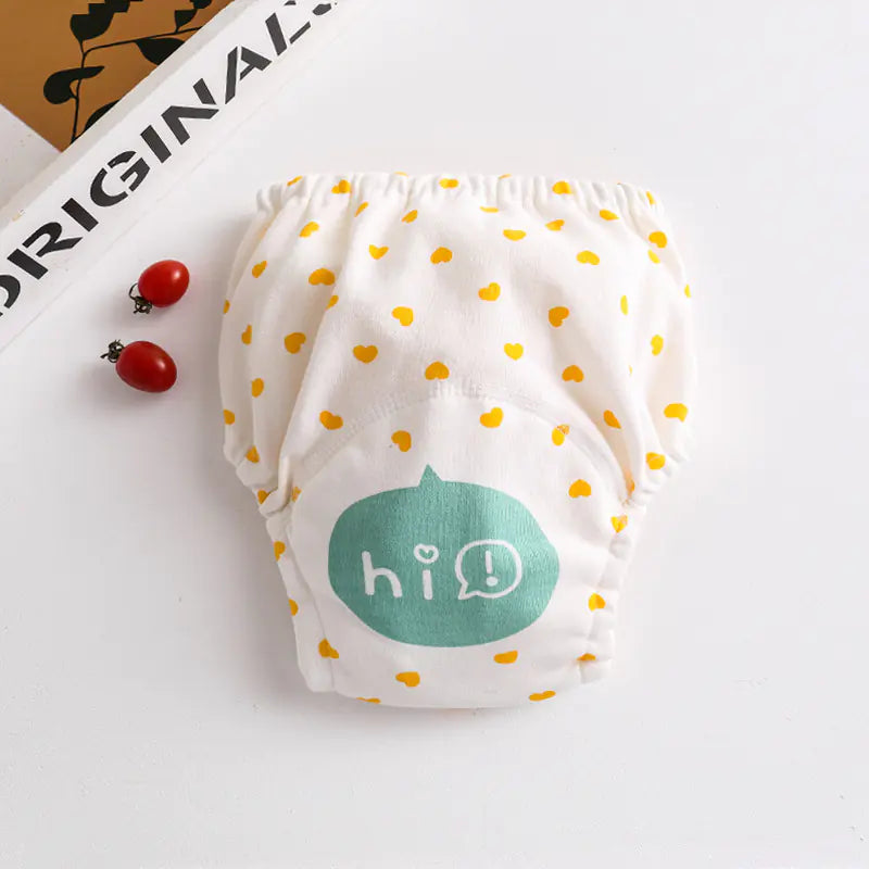 Cotton Pocket Baby Learning Pull-Up Diaper Pants
