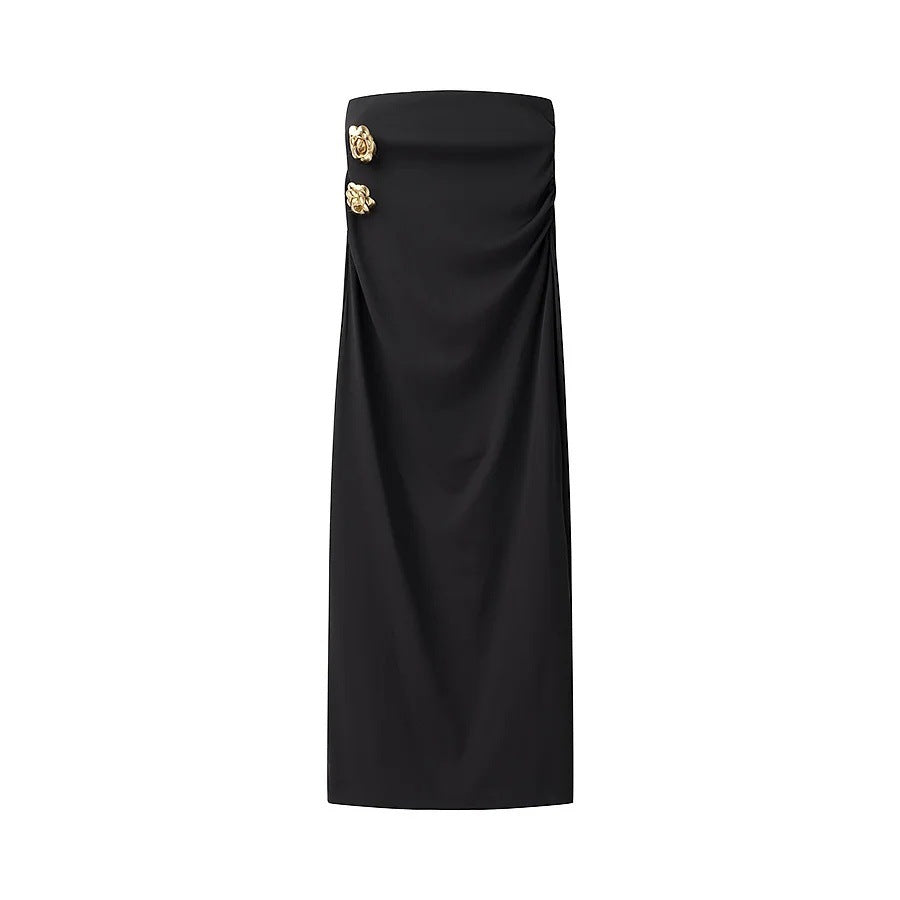 Women's Fashion Knitted Top + High-Waisted Skirt Set Seductive and Alluring