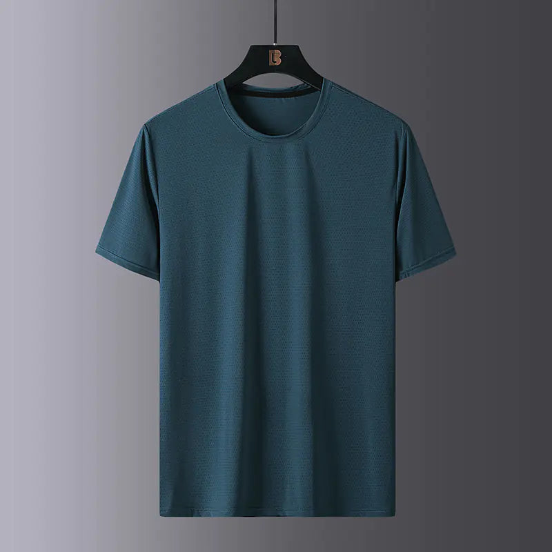 Summer Couple Quick-Dry Ice Silk T-Shirt for Sports