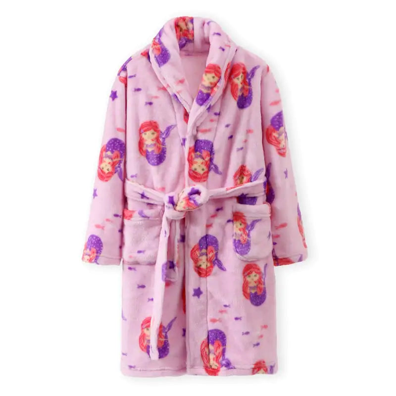 Children's Flannel Pajamas for Autumn and Winter