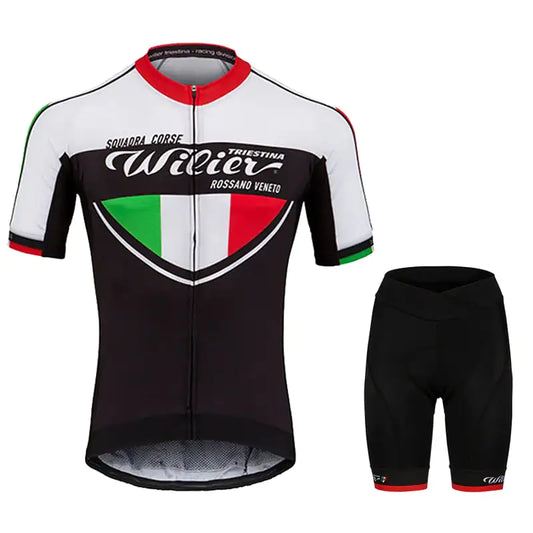 Short-Sleeved Bib Cycling Jersey
