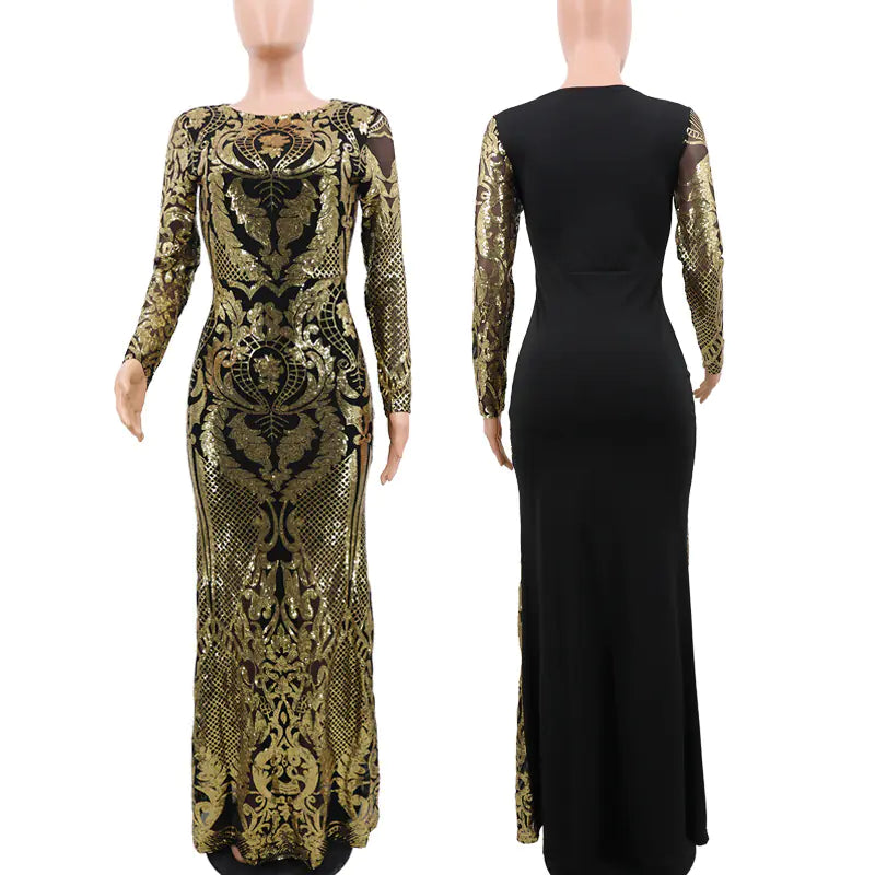 Sequin Party Dress Evening Gown