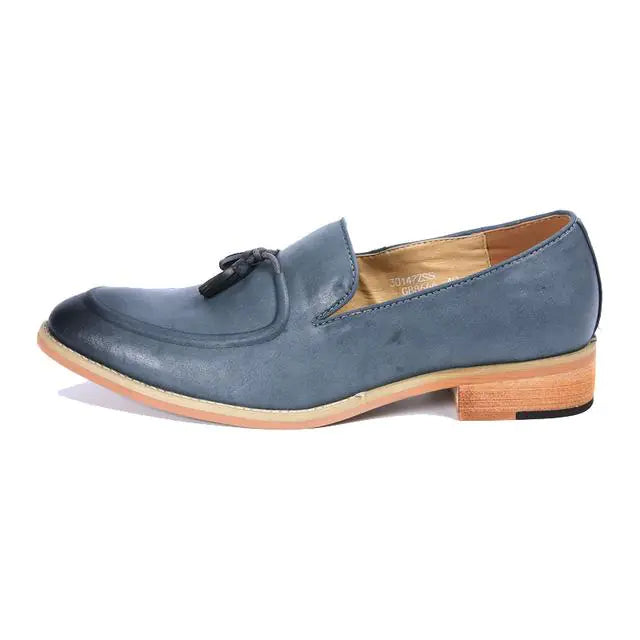 Men's Genuine Leather Oxford Shoes (British Style)