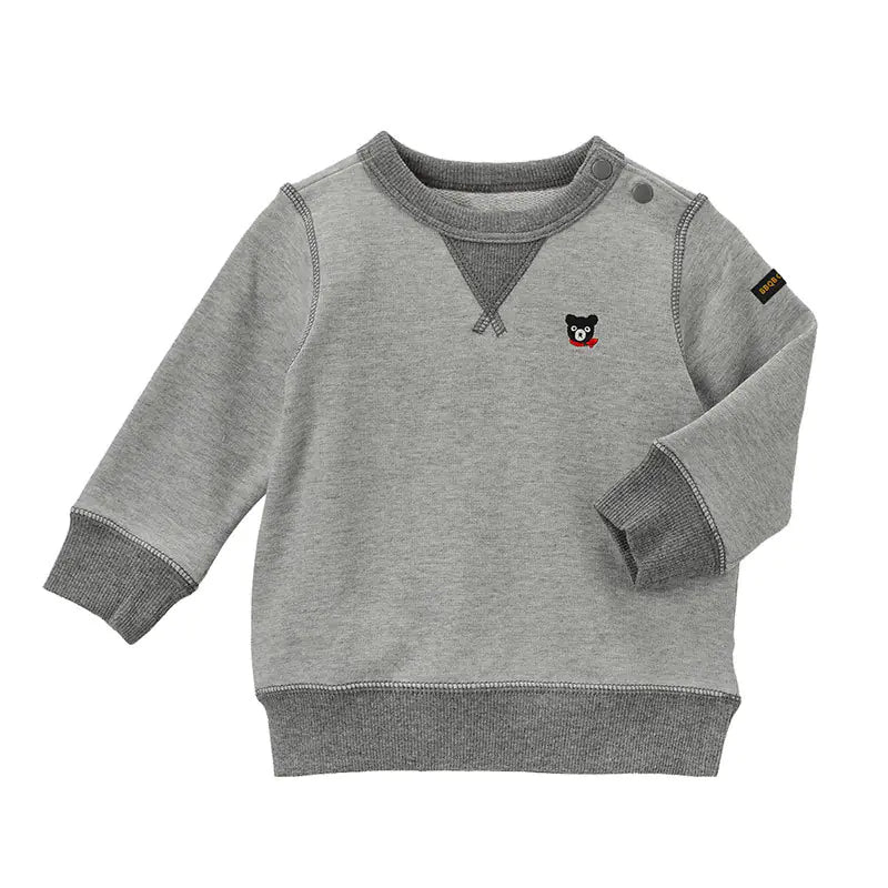 Retro Long-Sleeved Terry Sweater Pullover T-shirt