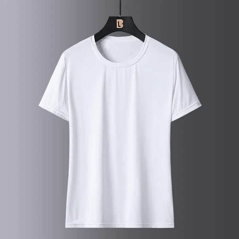 Summer Couple Quick-Dry Ice Silk T-Shirt for Sports
